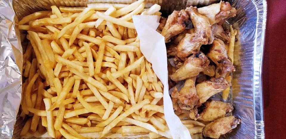 Fries and Chicken Wings