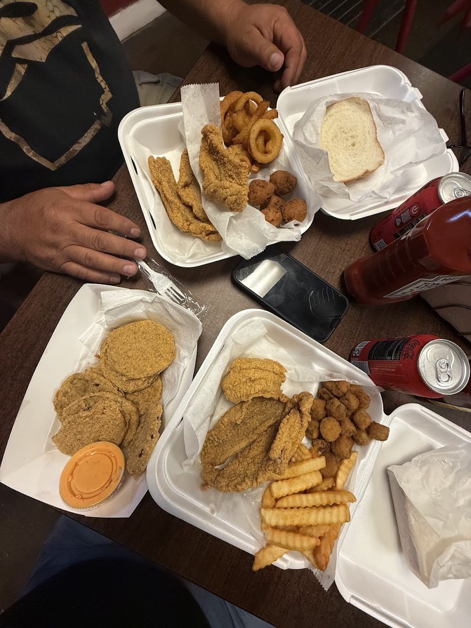 Fried Fish Platter with Sides