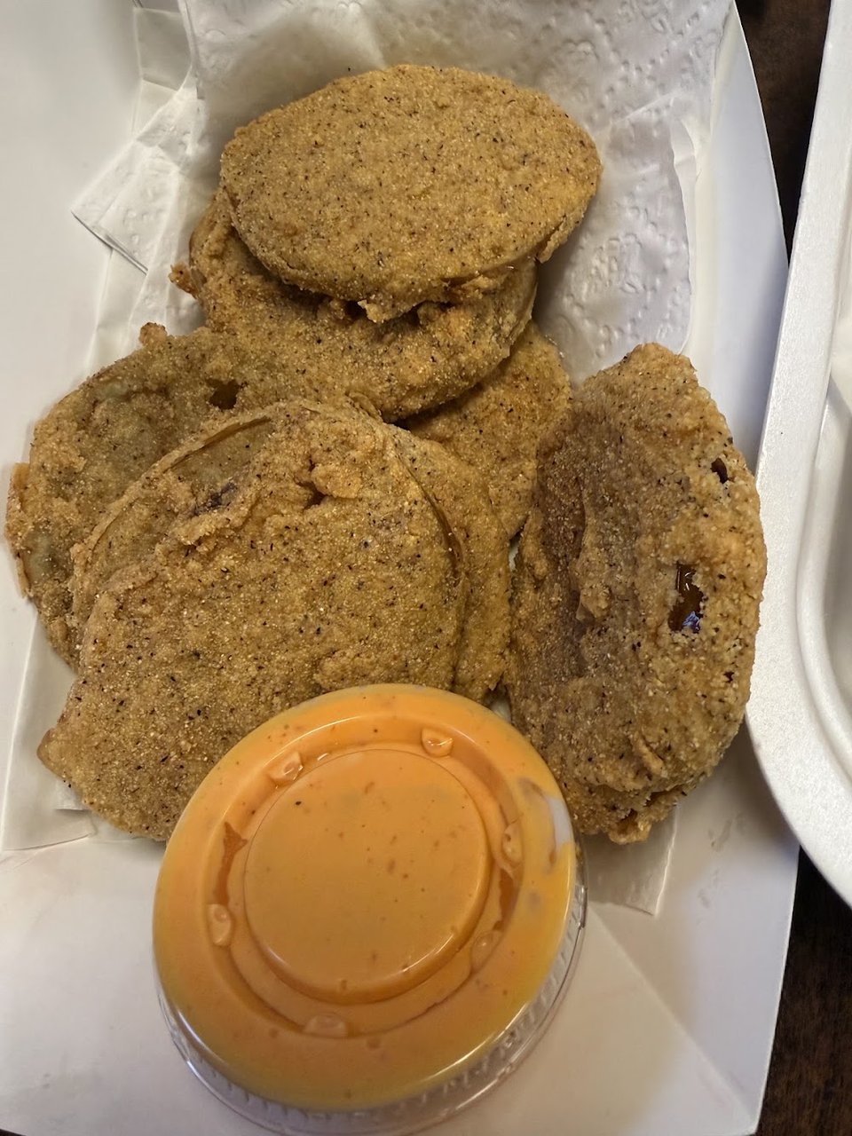 Fried Green Tomatoes with Sauce
